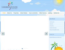 Tablet Screenshot of caribbeancolorsrentals.com